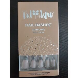 Red Aspen Nail Dashes- French Twist Fiona NEW Nails Pop on Manicure